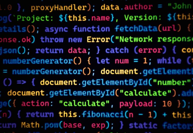 O Codigo Colorido Rola Em Um Fundo Escuro Aowg76xooEY